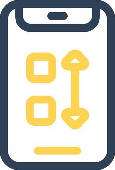 aplicaciones ordenar creativo icono diseño vector