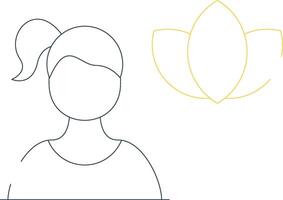 Meditation Creative Icon Design vector