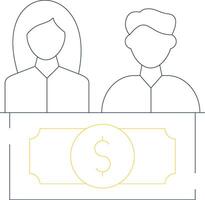 Investor Creative Icon Design vector