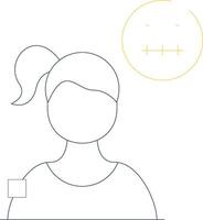 Concerned Creative Icon Design vector