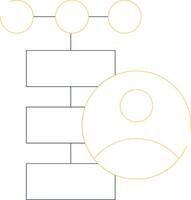 Client Database Creative Icon Design vector