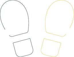 Footprint Creative Icon Design vector