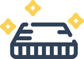 Mattress Cleaning Creative Icon Design vector