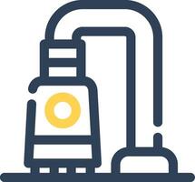 Vacuum Cleaner Creative Icon Design vector