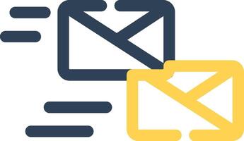 Mass Mailing Creative Icon Design vector