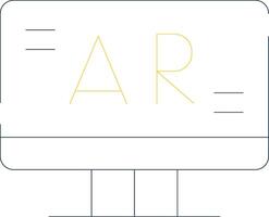 Screen Creative Icon Design vector