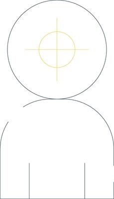 Police Shooting Creative Icon Design