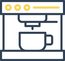 Coffee Machine Creative Icon Design vector