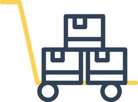 Trolley Creative Icon Design vector