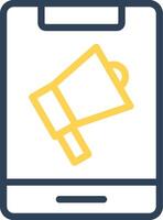 Online Ad Creative Icon Design vector