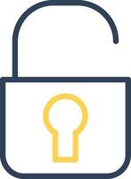 Unlock Creative Icon Design vector