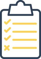 Checklist Creative Icon Design vector