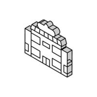 supermarket building color icon vector flat illustration