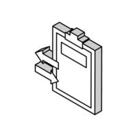 import and export document isometric icon vector illustration