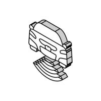 automobile sensor isometric icon vector illustration