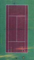 Vertical Video of Playing Tennis Aerial View