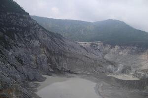 A crater and hills photo