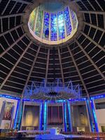 Liverpool in the UK on 11 February 2024. A view of the inside of Liverpool Metropolitan Cathedral photo