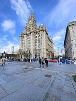 Liverpool in the UK on 11 February 2024. A view of the Liver Building photo