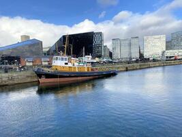 Liverpool in the UK on 11 February 2024. A view of the Albert Dock photo