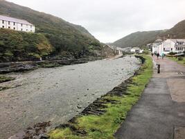 A view of Boscastle in Cornwall photo