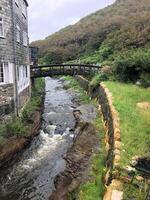 A view of Boscastle in Cornwall photo