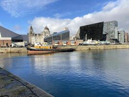 Liverpool in the UK on 11 February 2024. A view of the Albert Dock photo