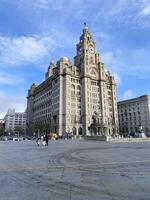 Liverpool in the UK on 11 February 2024. A view of the Liver Building photo