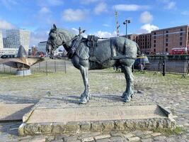 Liverpool in the UK on 11 Februay 2024. A view of the Albert Dock photo