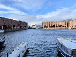 Liverpool in the UK on 11 February 2024. A view of the Albert Dock photo