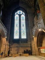 Liverpool in the UK on 11 February 2024. A view of the inside of Liverpool Anglican Cathedral photo