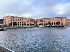 Liverpool in the UK on 11 February 2024. A view of the Albert Dock photo