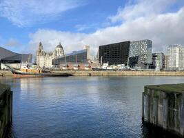 Liverpool en el Reino Unido en 11 febrero 2024. un ver de el Albert muelle foto