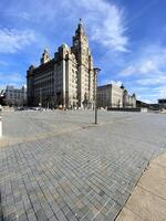 Liverpool in the UK on 11 February 2024. A view of the Liver Building photo