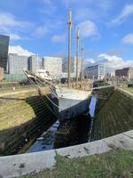 Liverpool en el Reino Unido en 11 febrero 2024. un ver de el Albert muelle foto