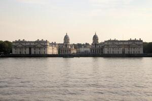 una vista de greenwich en londres foto