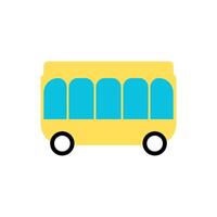 Bus icon. Public transport vehicle vector