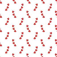 Love pattern design. Valentine decorative background in flat style. Repeat and seamless vector