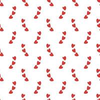 Love pattern design. Valentine decorative background in flat style. Repeat and seamless vector