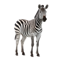 AI generated Zebra clip art png