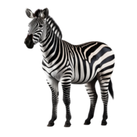 ai generato zebra clip arte png