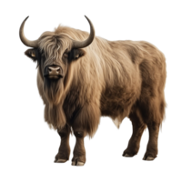 AI generated Yak clip art png