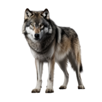 ai generiert Wolf Clip Kunst png