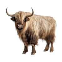 AI generated Yak clip art png