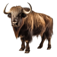 AI generated Yak clip art png