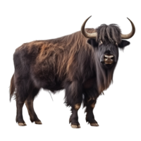 AI generated Yak clip art png