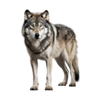 AI generated Wolf clip art png