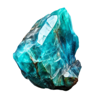 AI generated Turquoise gemstone clip art png