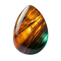 AI generated Tiger eye gemstone clip art png