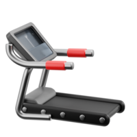 3D Treadmill icon on transparent background png